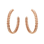 [Luxe]CLASH LARGE HOOP EARRINGS