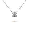 [Luxe]PERLEE PEDANT SIVLER DIAMOND NECKLACE