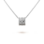[Luxe]PERLEE PEDANT SIVLER DIAMOND NECKLACE