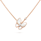 [Luxe]BUTTERFLY MOP DIAMOND NECKLACE