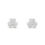 [Luxe]CLOVER COMOS DIAMOND EARRINGS SILVER