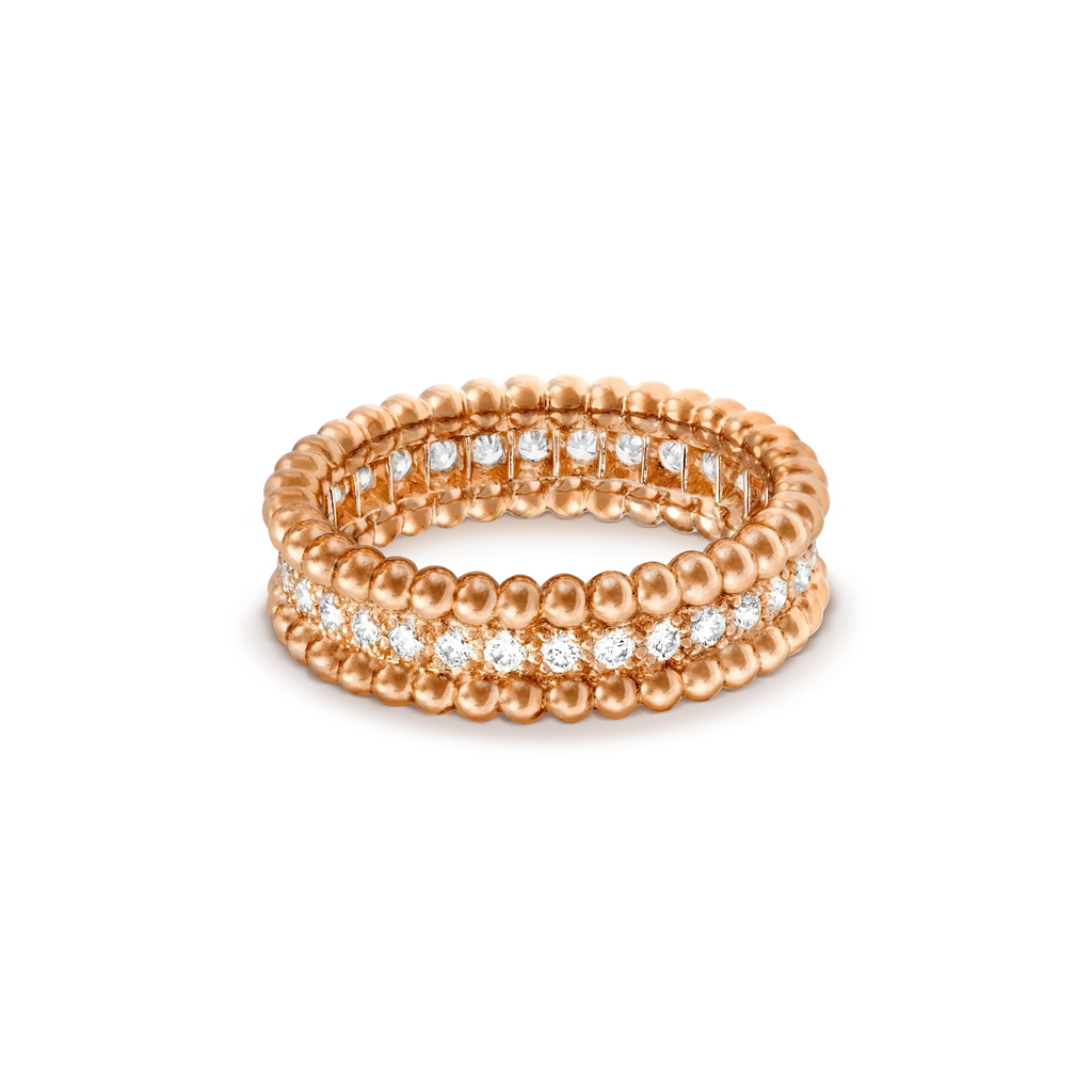 [Luxe]PERLEE DIAMOND ROSE GOLD RING