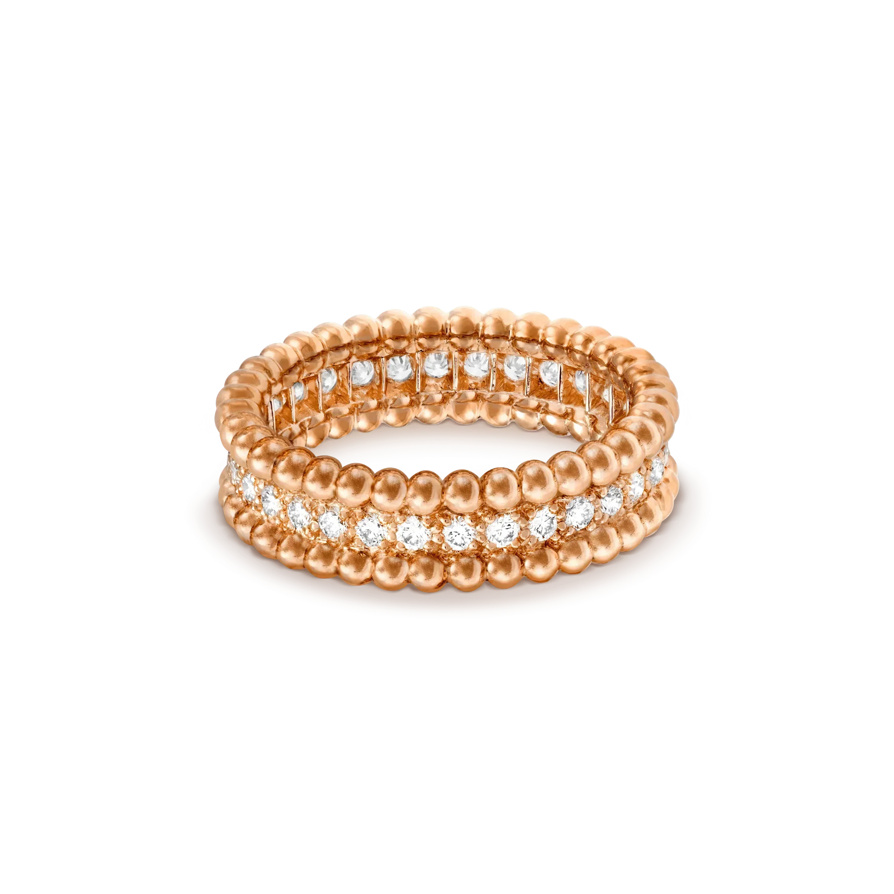 [Luxe]PERLEE DIAMOND ROSE GOLD RING