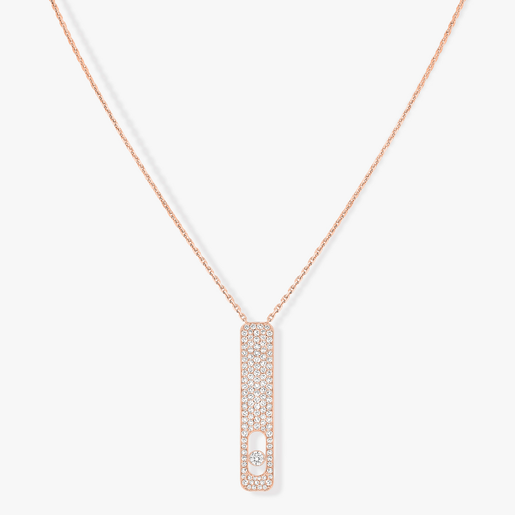 [LUXE]MY FIRST DIAMOND PAVED NECKLACE