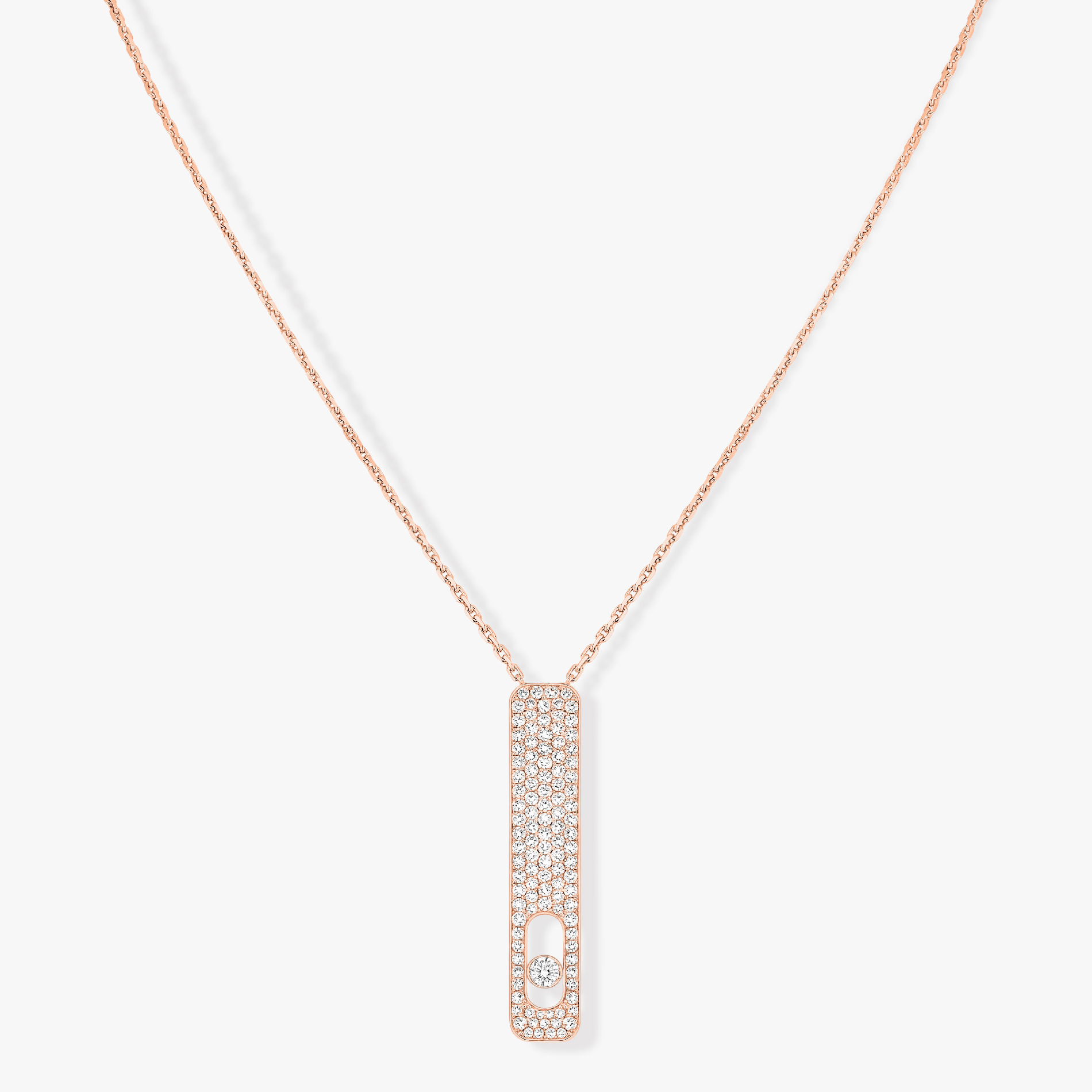 [LUXE]MY FIRST DIAMOND PAVED NECKLACE