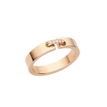 [Luxe]BAGUE ALLIANCE LIENS VIDENCE DIAMANT 4MM
