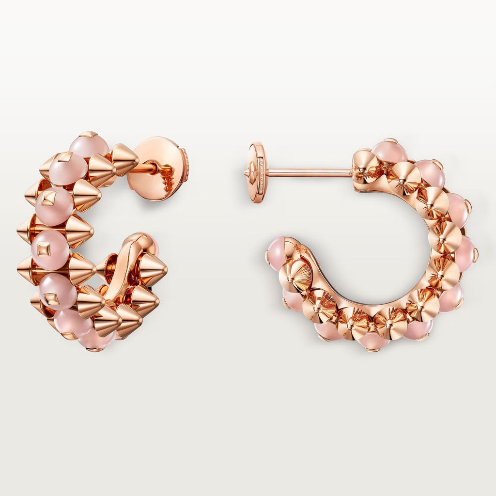 [Luxe Jewelry]CLASH 7.9MM AGATE CHALCEDONY EARRINGS
