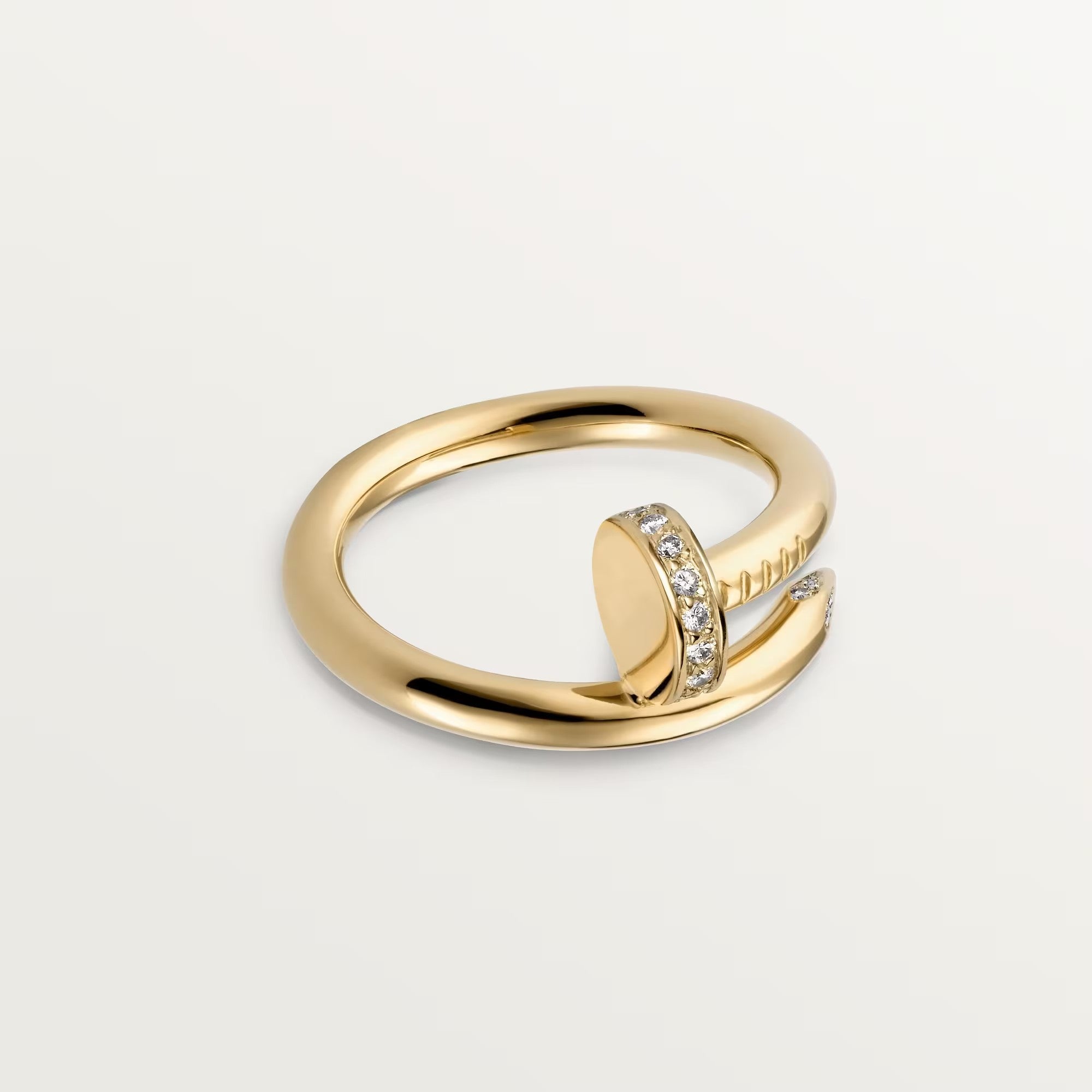 [Luxe Jewelry]JUSTE RING 2.6MM HALF DIAMOND