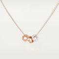 [Luxe Jewelry]LOVE 6 DIAMOND PENDANT NECKLACE