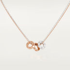 [Luxe Jewelry]LOVE 6 DIAMOND PENDANT NECKLACE