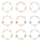 [Luxe]CLOVER WHITE PEARL MOP 5 MOTIF BRACELET COLLECTION
