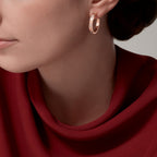[Luxe Jewelry]LOVE EARRINGS 3.6MM DIAMOND PAVED