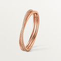 [Luxe Jewelry]ETINCELLE HALF-PAVED DIAMOND BRACELET