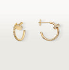 [Luxe Jewelry]JUSTE FULL DIAMOND SMALL EARRINGS