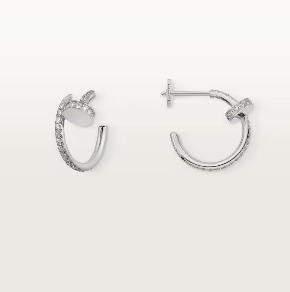 [Luxe Jewelry]JUSTE FULL DIAMOND SMALL EARRINGS