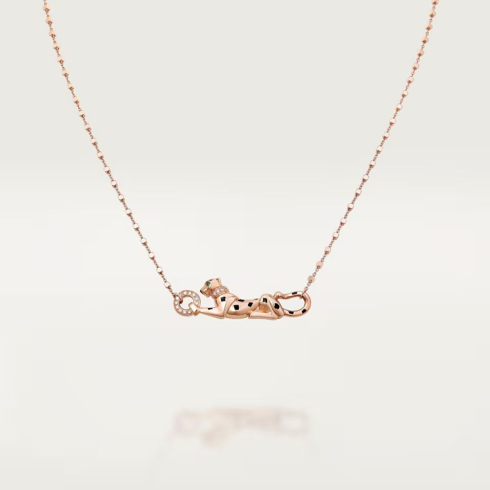 [Luxe Jewelry]PANTHERE FULL DIAMOND NECKLACE
