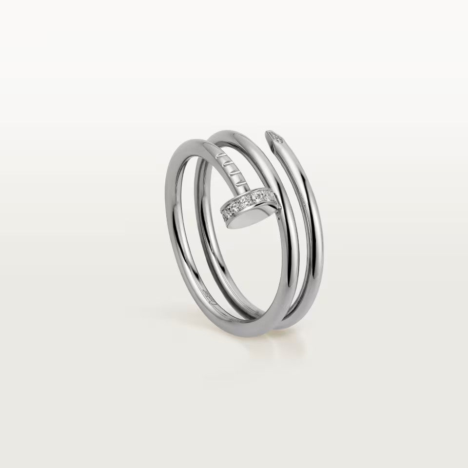[Luxe Jewelry]JUSTE RING 4.8MM HALF DIAMOND