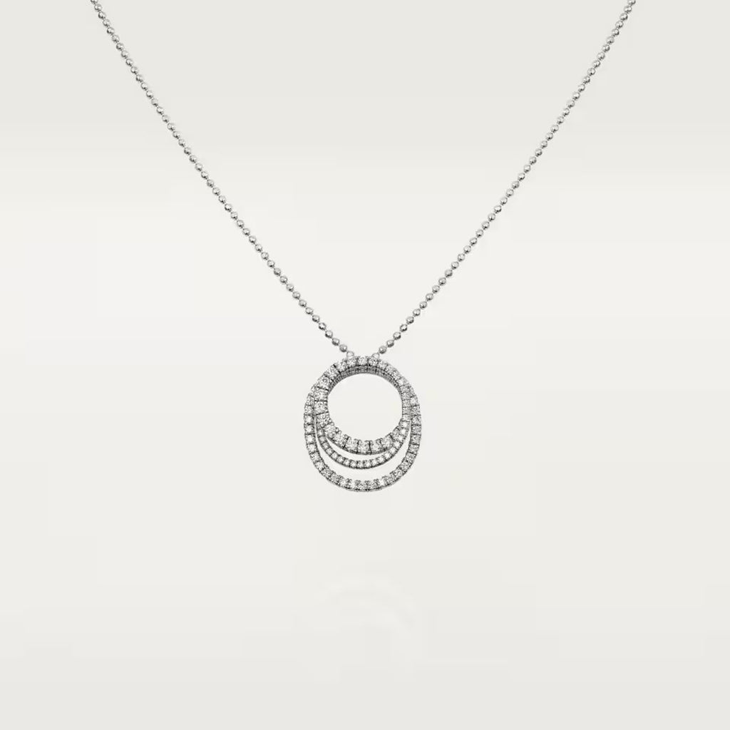 [Luxe Jewelry]ETINCELLE  FULL DIAMOND NECKLACE