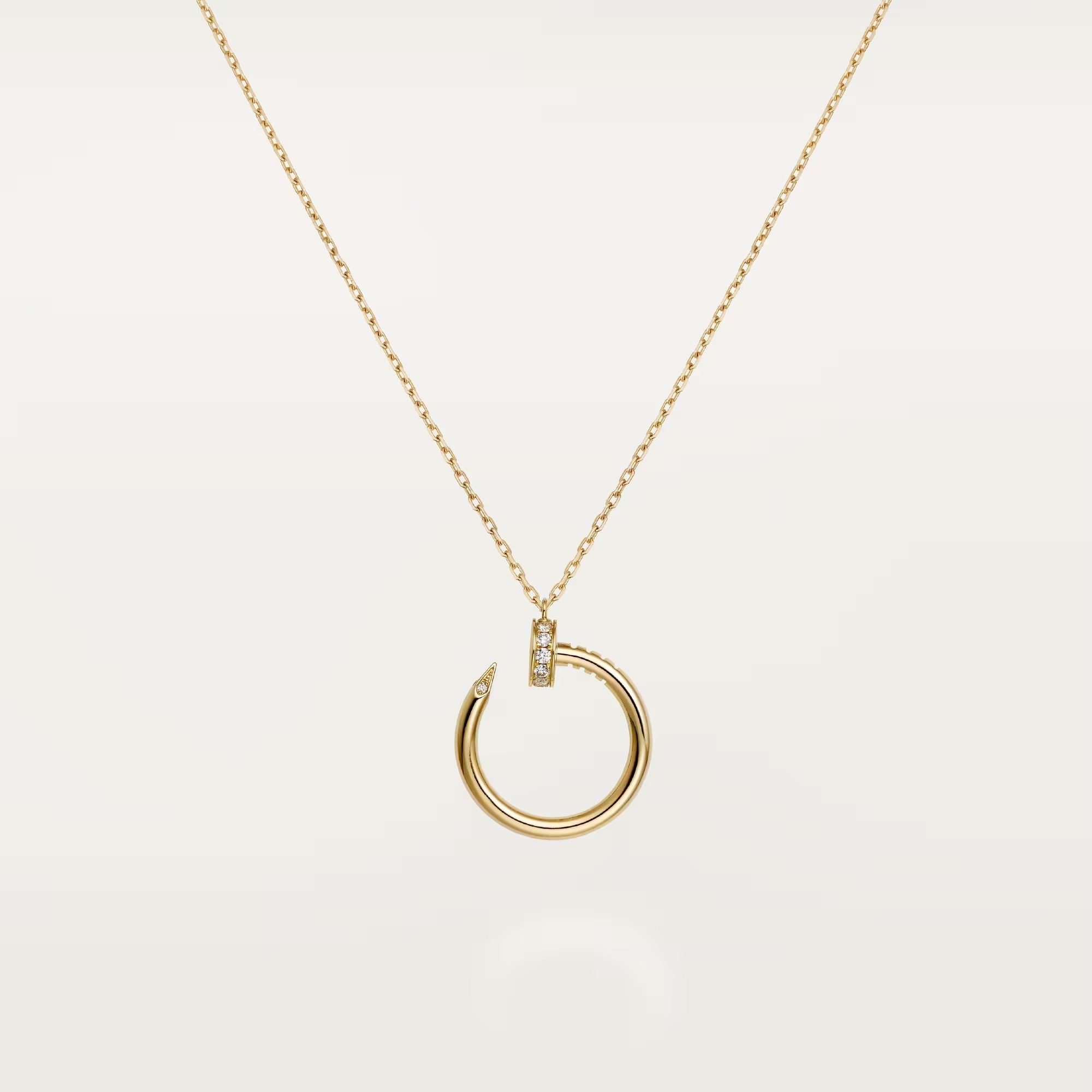 [Luxe Jewelry]JUSTE NECKLACE HALF DIAMOND