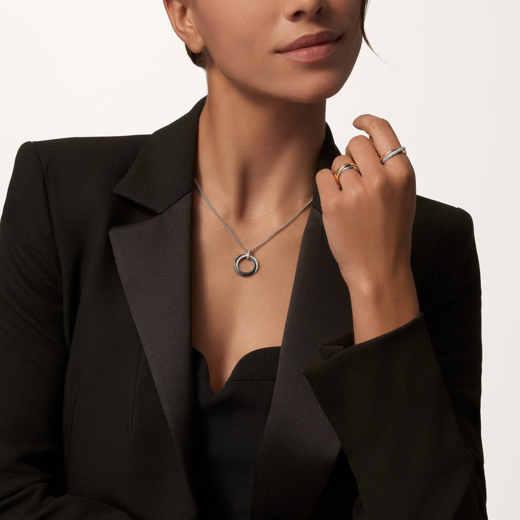 [Luxe Jewelry]TRINITY CERAMIC NECKLACE
