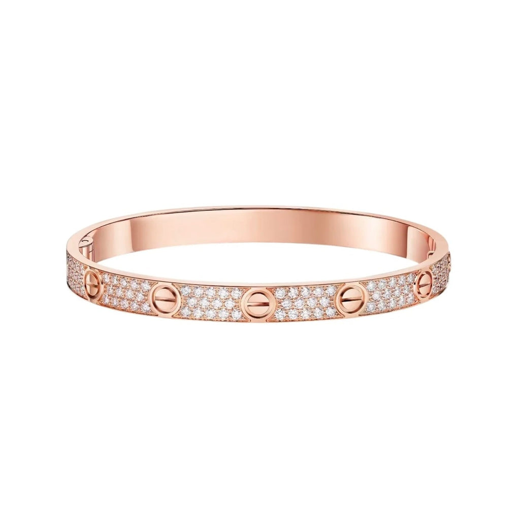 [Luxe Jewelry]LOVE BRACELET 6.1MM DIAMOND-PAVED