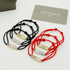 [LUXE]Messika Care(s) pink cord pavé bracelet