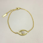 [LUXE]Lucky Eye Pave-Set Diamond Bracelet