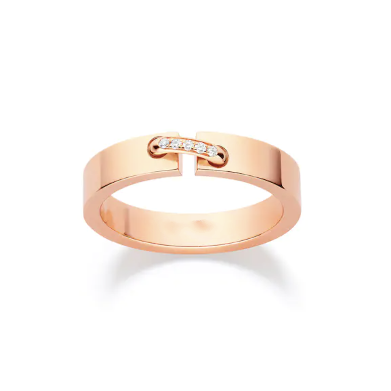 [Luxe]BAGUE ALLIANCE LIENS VIDENCE DIAMANT 4MM