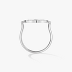 [LUXE]LUCKY MOVE PAVED SILVER DIAMOND RING