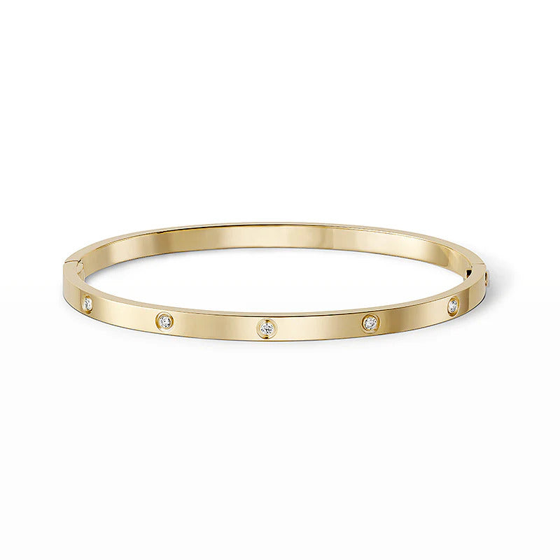 [Luxe Jewelry]LOVE BRACELET 3.65MM 10 DIAMONDS