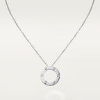 [Luxe Jewelry]LOVE NECKLACE 16MM 3 DIAMONDS