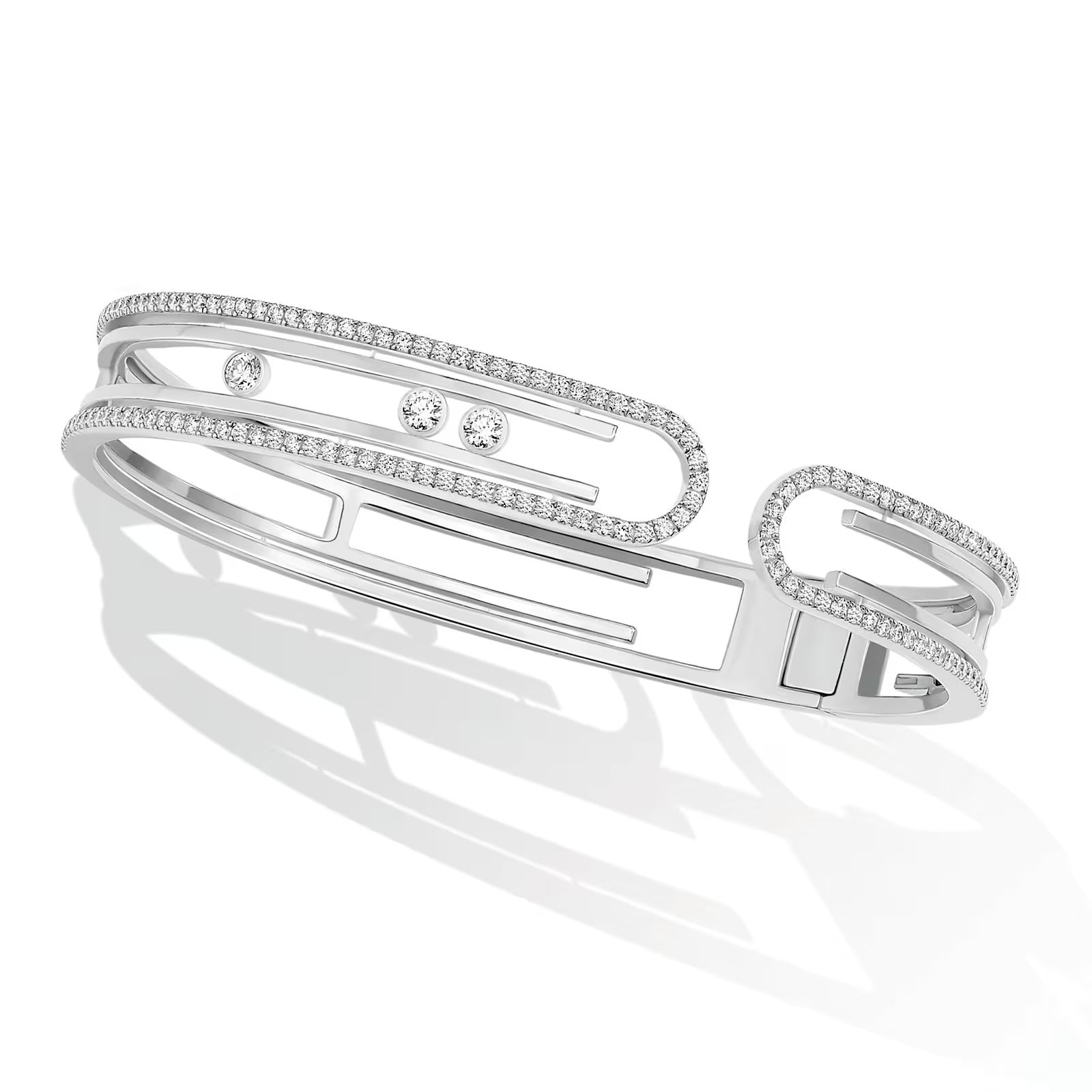 [LUXE]MOVE 10TH PAVED DIAMOND BRACELET