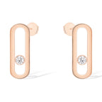 [LUXE]MOVE UNO SMALL 1 DIAMOND EARRINGS