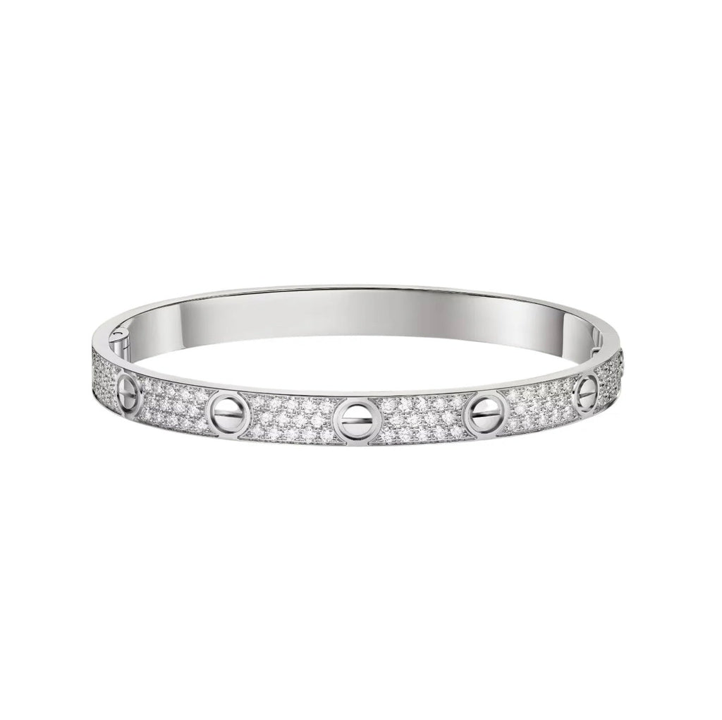 [Luxe Jewelry]LOVE BRACELET 6.1MM DIAMOND-PAVED