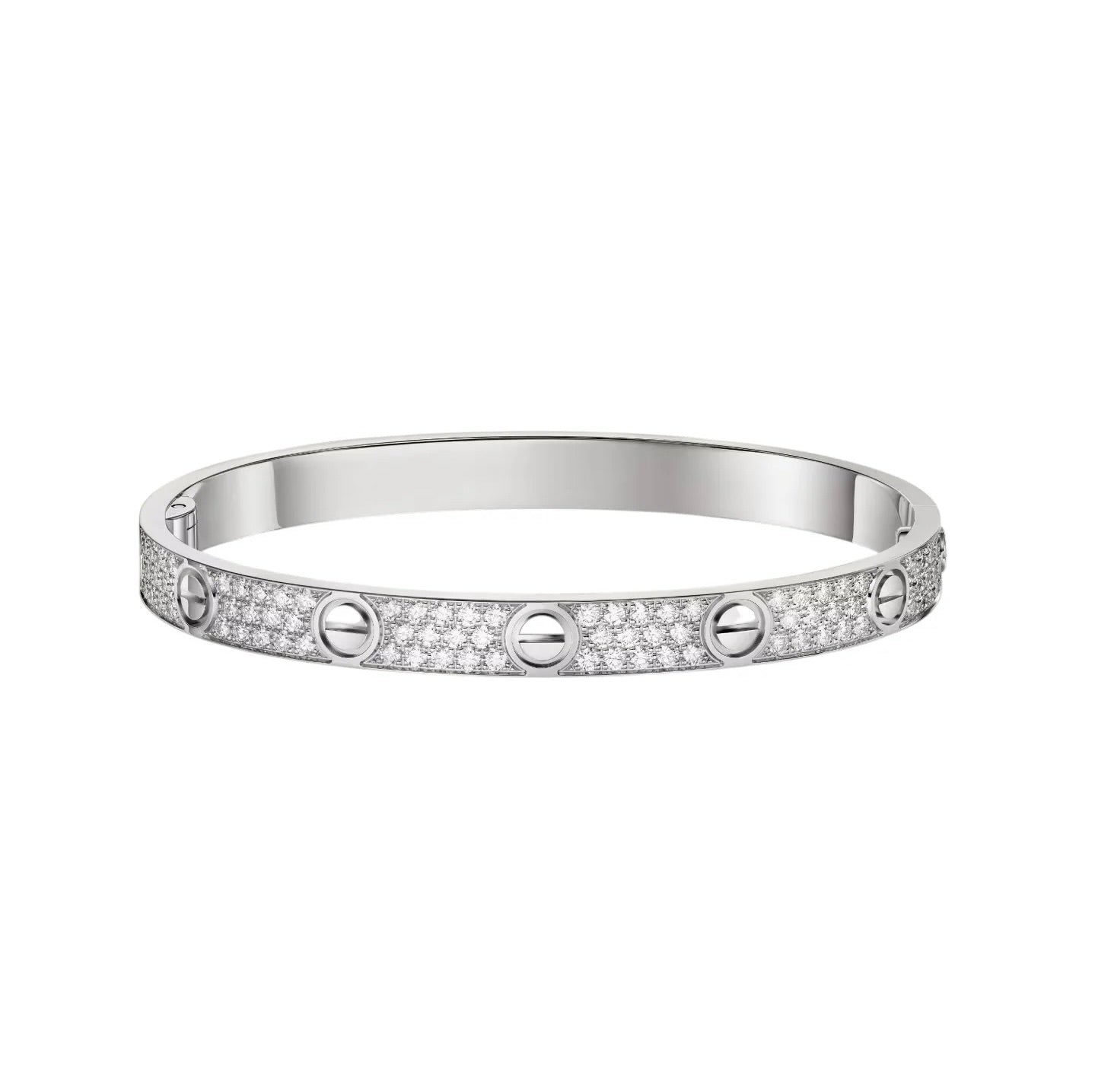 [Luxe Jewelry]LOVE BRACELET 6.1MM DIAMOND-PAVED
