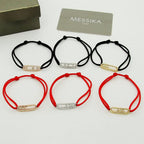 [LUXE]Messika Care(s) pink cord pavé bracelet