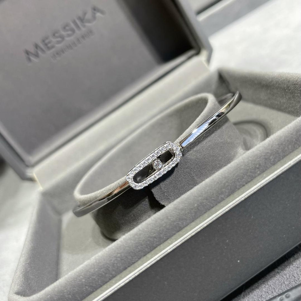 [LUXE]Move Uno pavé flex bangle medium