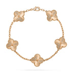 [Luxe] CLOVER 5 MOTIF LASER BRACELET COLLECTION