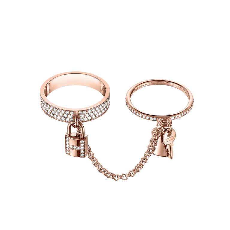 [Luxe] Bague double cloche HM Kelly avec diamants