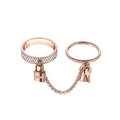 [Luxe] Bague double cloche HM Kelly avec diamants