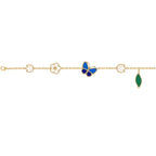 [Luxe]LUCKY SPRING BUTTERFLY 5 MOTIF BRACELET