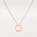 [Luxe Jewelry]LOVE NECKLACE 16MM 3 DIAMONDS
