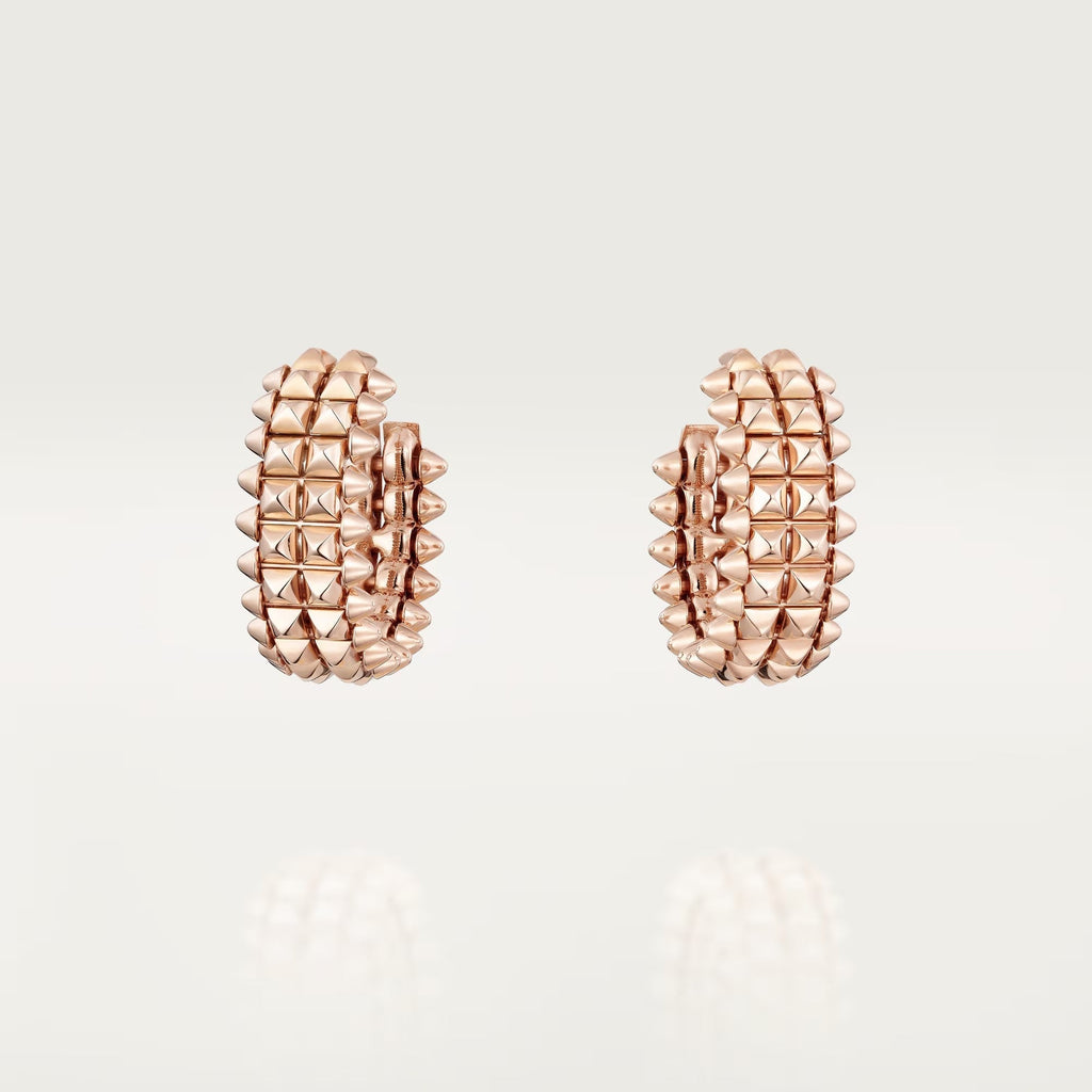 [Luxe Jewelry]CLASH 9.2MM DOUBLE ROW EARRINGS