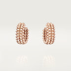 [Luxe Jewelry]CLASH 9.2MM DOUBLE ROW EARRINGS