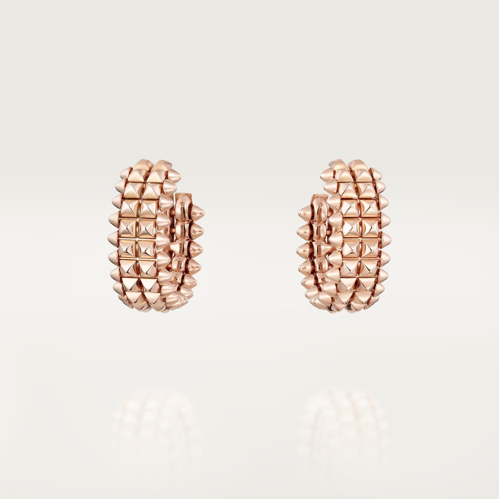 [Luxe Jewelry]CLASH 9.2MM DOUBLE ROW EARRINGS