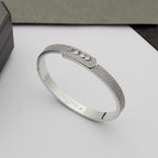 [LUXE]Move Noa Full Pavé Diamond Bangle Bracelet
