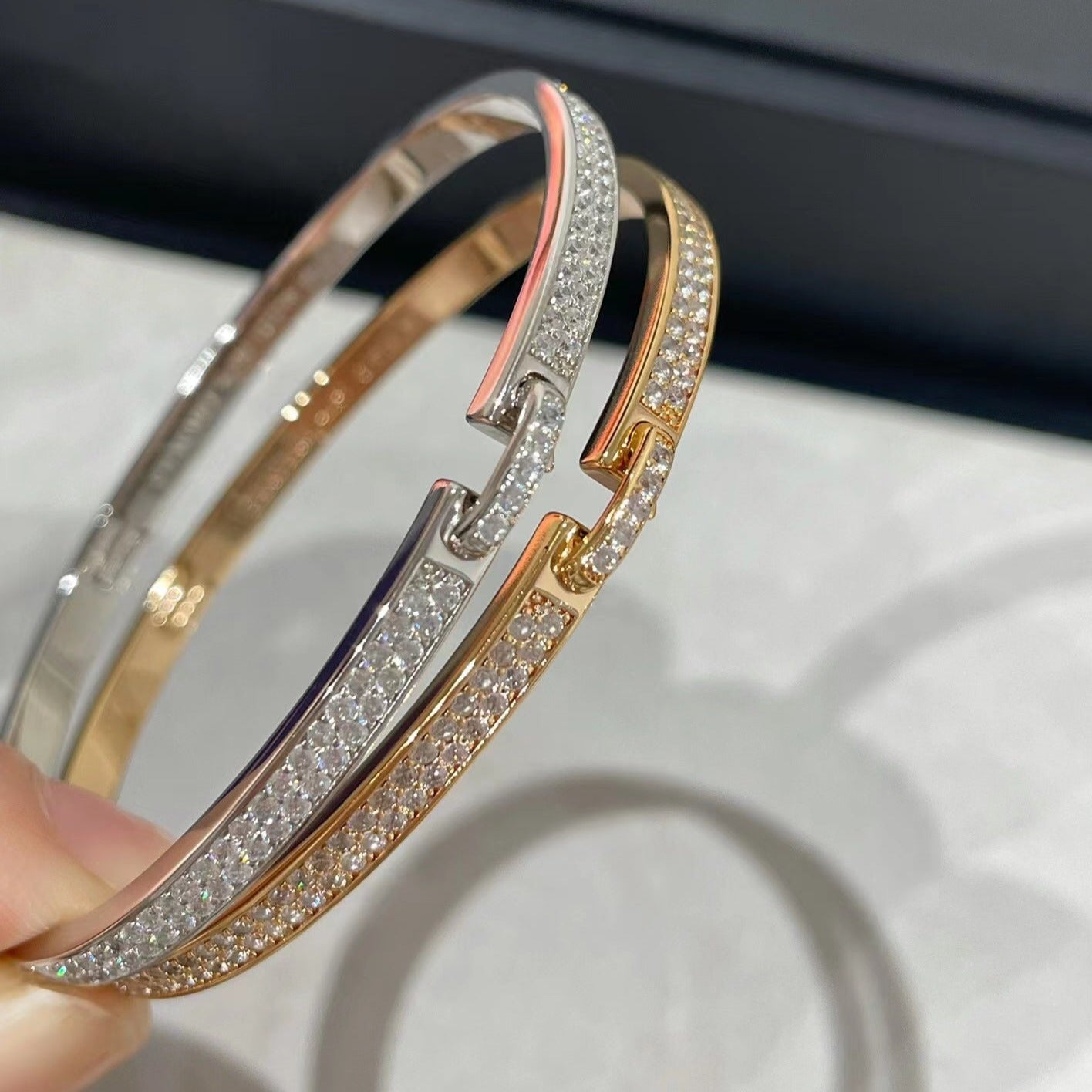 [Luxe]リアン ヴィデンス ダイヤモンド パヴェ ブレスレット