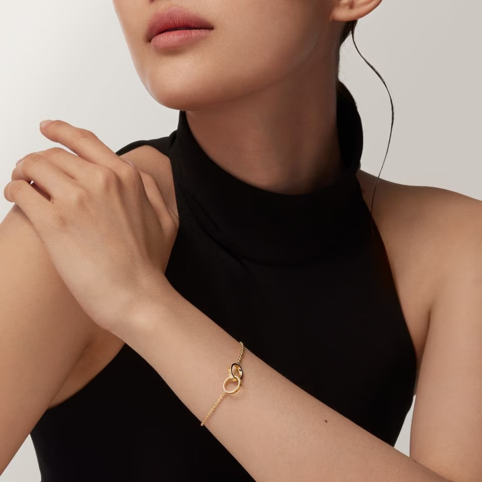 [Luxe Jewelry]LOVE BRACELET DOUBLE RING