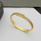 [LUXE]Move Noa Full Pavé Diamond Bangle Bracelet