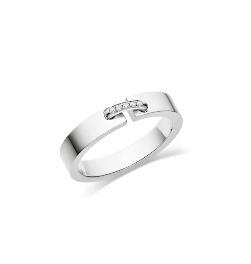 [Luxe]BAGUE ALLIANCE LIENS VIDENCE DIAMANT 4MM